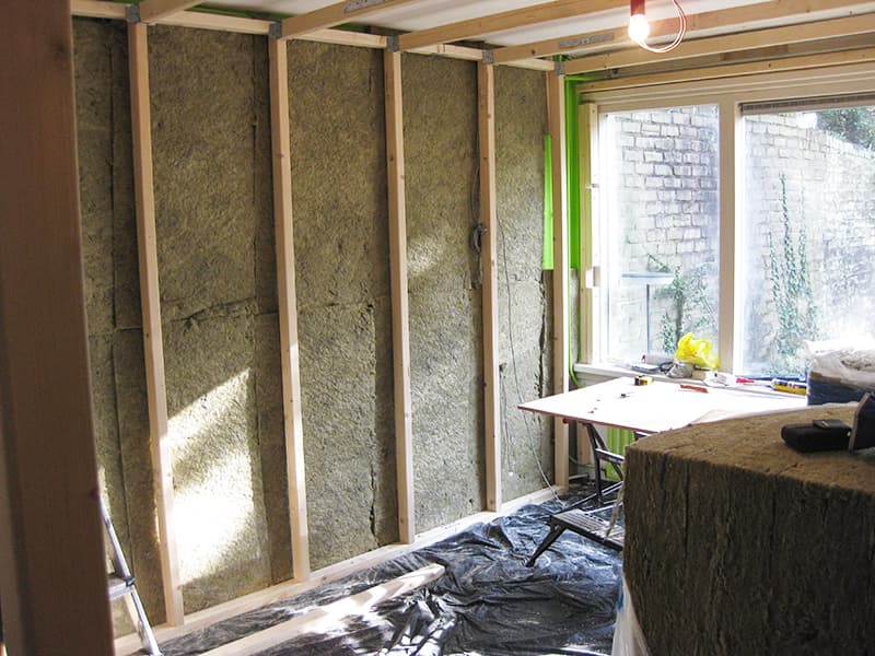 Geluidsisolerende voorzetwand